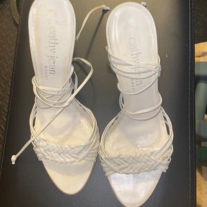 White straps sandals